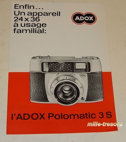 Depliant publicitaire adox - depliant,