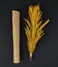 Plumet Jaune Officier Shako Plume Premier Second Empire Infanterie