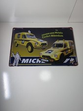 Plaque Murale Michelin 30x20cm Panneau Décoration Publicitaire Métal 