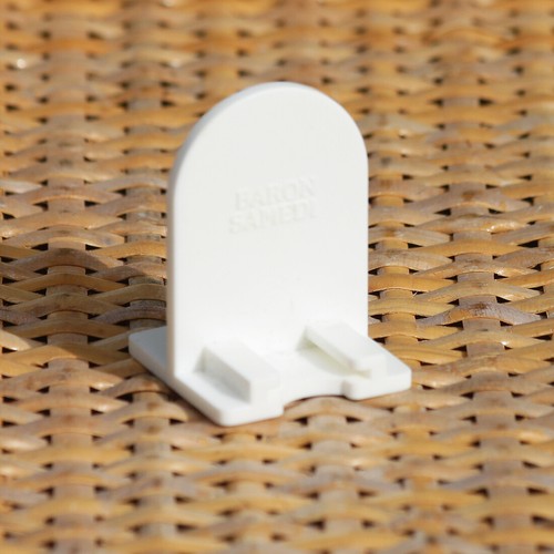 Pion pierre tombale blanche