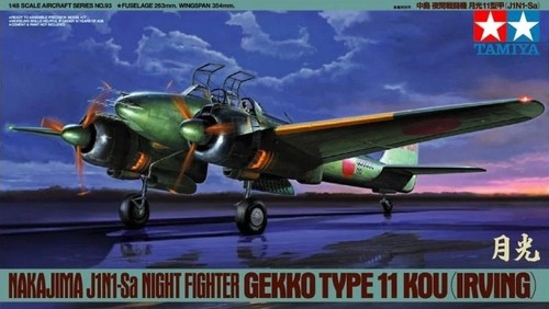 Tamiya 61093 nakajima j1n1 - tamiya, j1n1-sa