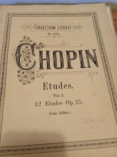 Chopin études pour - chopin, piano
