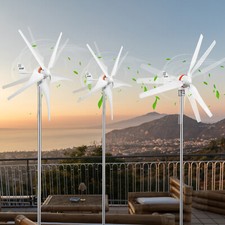 VEVOR Kit Générateur Turbine Éolienne Énergie 12 V 300/400/500 W Contrôleur MPPT