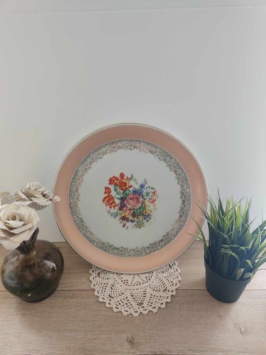 Grande assiette ovale - , en