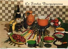 Recettes de Cuisine - Fondue Bourguignonne - Gastronomie - CPM - Voir Scans Rect