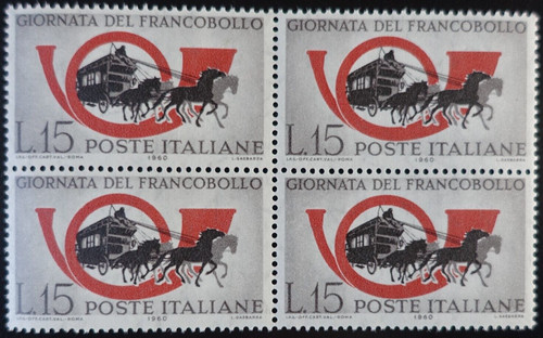 Timbres italie diligence - d'italie,