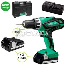 Perceuse visseuse à batterie avec percussion Hitachi DV18 DV18DJL 18V 1,5A X2