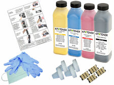  XEROX Phaser 6015 - 4 x Kits de recharge toner compatibles Noir, Cyan, Jaune, M