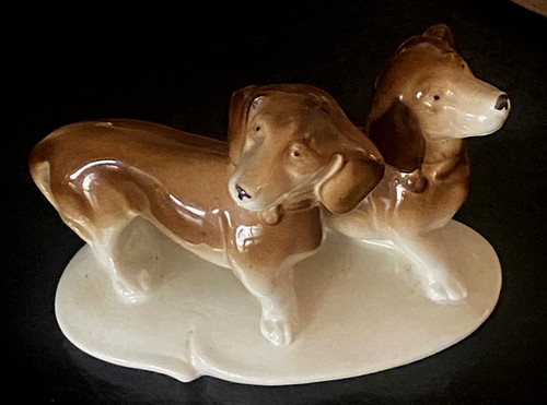 Figurine vintage teckel - figurine,