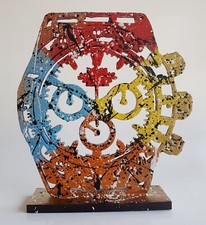 SPACO signed ROLEX DAYTONA color sculpture GRAFFITI pop STREET ART paint french