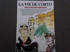 HUGO PRATT - CORTO MALTESE - DESSIN INEDIT - BD - PUBLICITE - ARTICLE PRESSE
