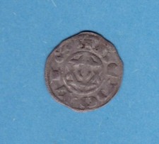 (MD.53)MONNAIE MEDIEVALE PHILIPPE II AUGUSTE DENIER DE DEOLS  (1206-07) RARE