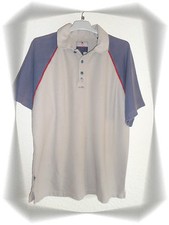 Polo fantaisie gris - fantaisie, bleu