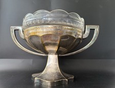 Swiss Army Cavalry Brigade Trophy Cup 1927 Art Deco Signal Telephone Corps