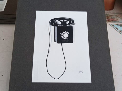 Ancienne photo telephone - ancienne,