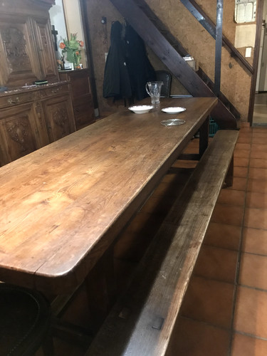 Table rustique chêne - en, 2