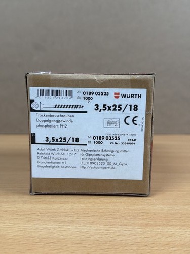 Würth vis placo 5x25 - placo, 3,5x25/18
