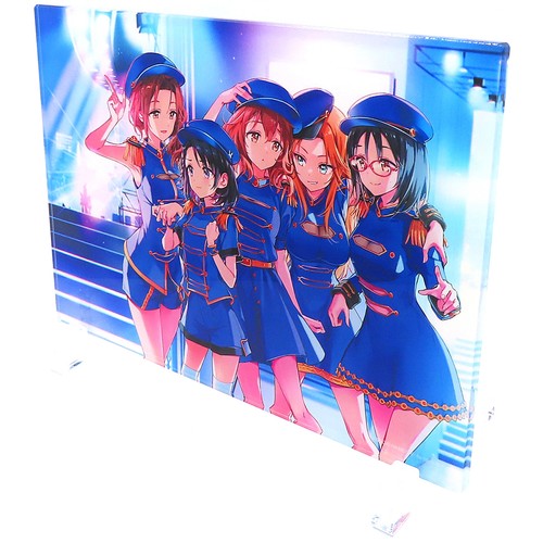 Blue napoleon clear acrylic - blue,