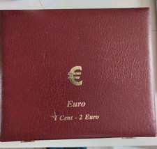 Malette Numismatique de rangement pour monnaies de 1ct à 2 Euro