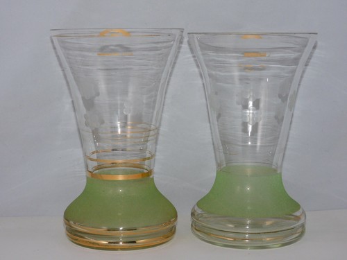 Paire vases vintages en - paire,