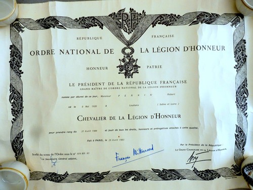 Diplôme chevalier de la - diplÔme,