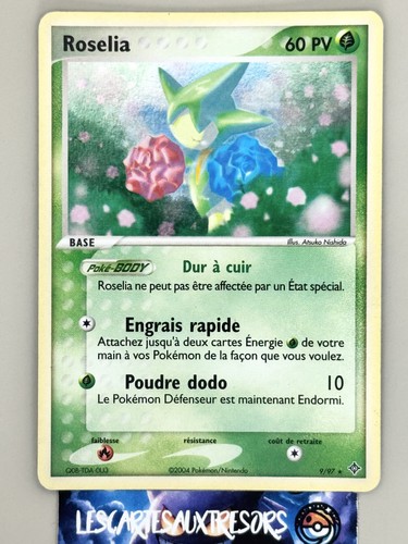 Carte pokémon roselia - pokémon, ex