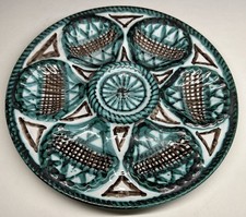 Rare Assiette À Huîtres R.P