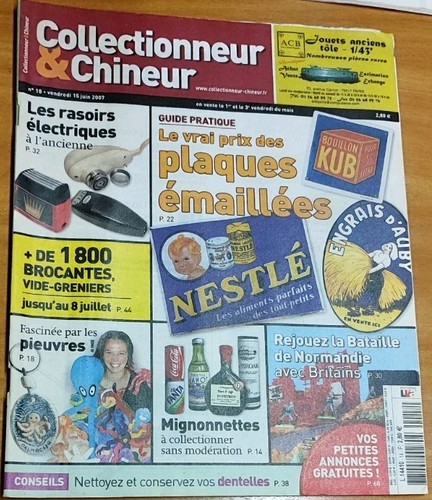 Collectionneur chineur 2007 - chineur,