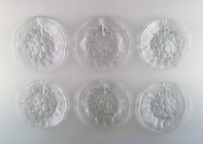 Verre d'art scandinave. Six