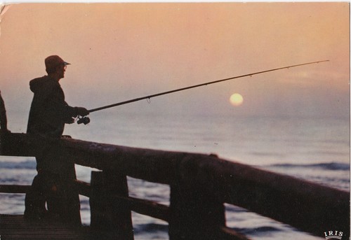 Pêche lancer sur côte - au,