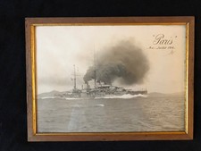 Photo Navire Guerre 1914, Voltaire 35x24 Cm