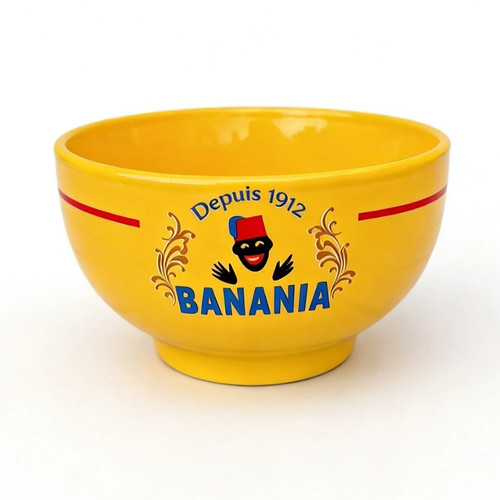 Bol jaune banania en - jaune,