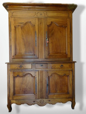 antiquité ? buffet 2 corps du XVIII ème en noyer EXCELLENT état MAGNIFIQUE ??