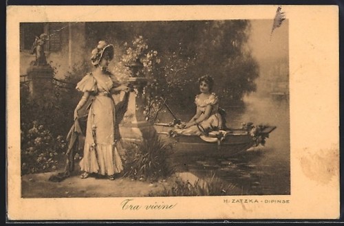 Carte postale artiste hans - postale,