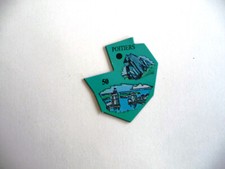 magnet carte de l'europe le gaulois 1995 aimant : 50 poitiers