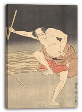 Toile/Cadres Woodblock pour un imprimé conçu par Utagawa Toyokuni I - Un acteur