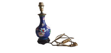 Lampe chinoise vintage emaux - lampe,