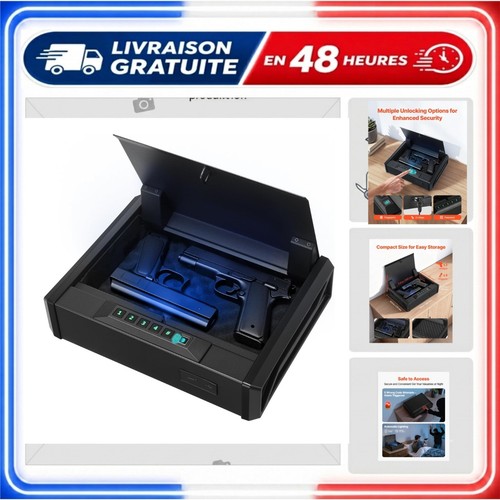 Coffre fort pistolets vevor - coffre-fort, t2