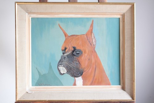 Tableau peinture chien - peinture,