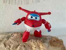 25⚜️ Jouet Figurine Articulée Super Wings L'avion Jett Rouge Auldey Haut 10 Cm