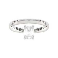 Bague blanc 585 - en, diamants