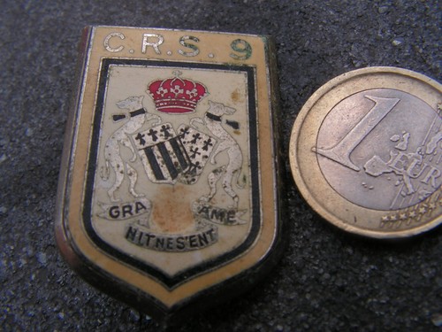 Insigne police francaise crs - insigne,