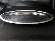 PLAT de SERVICE 34cm Inox Cuisine Cooking Dish Teller LETANG REMY =Guy DEGRENNE