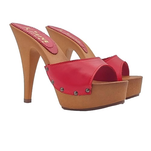 Mule femme rouge - femme,