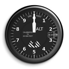 Altimètre - Magnet Frigo rond 56mm