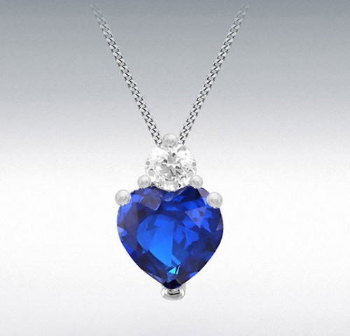 Argent sterling bleu - bleu, forme