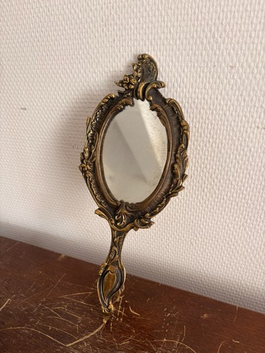 Miroir main rococo rocaille - miroir,