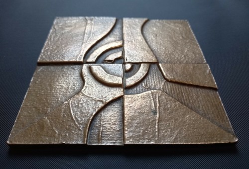Rare médaille plaque - c-rare, bronze