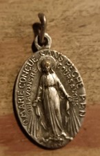 Médaille Religieuse Ancienne Miraculeuse Rue Du Bac Paris Vierge 
