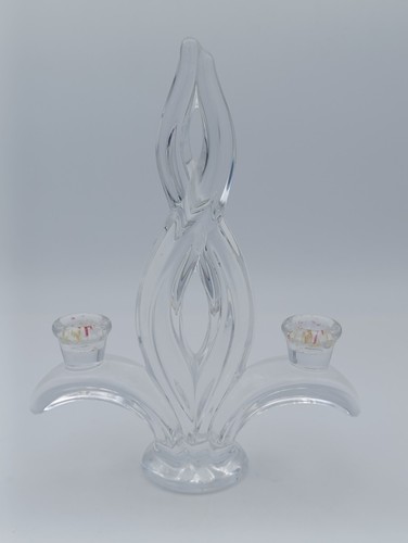 Bougeoir double cristal art - bougeoir,